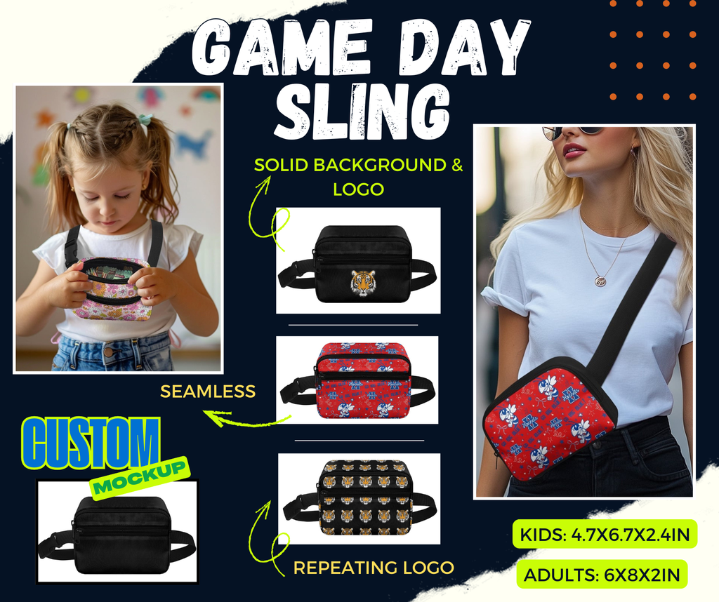 PREORDER: KIDS AND ADULTS SLING BAG 11.17.25 osym