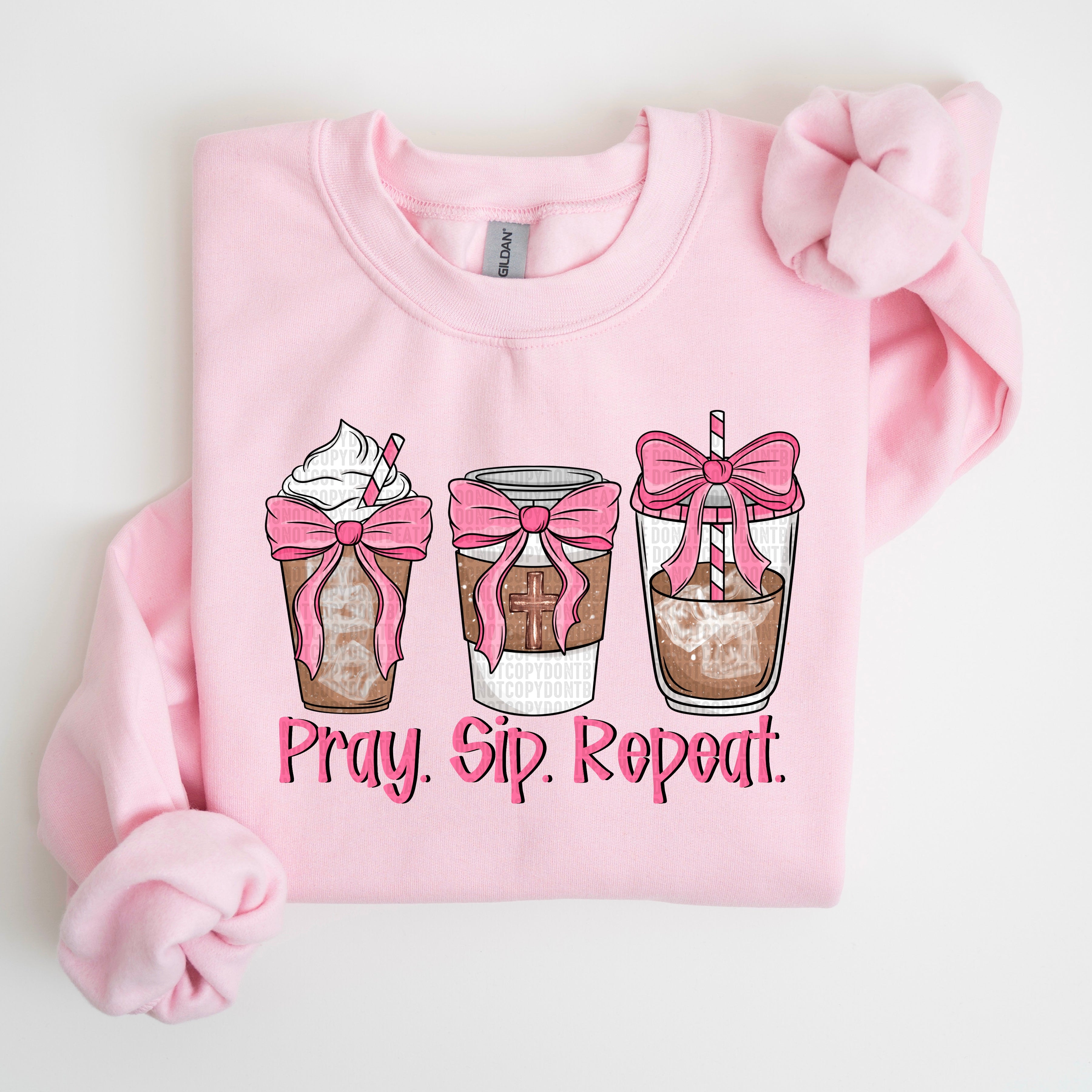 Pray Sip Repeat - Sweatshirt