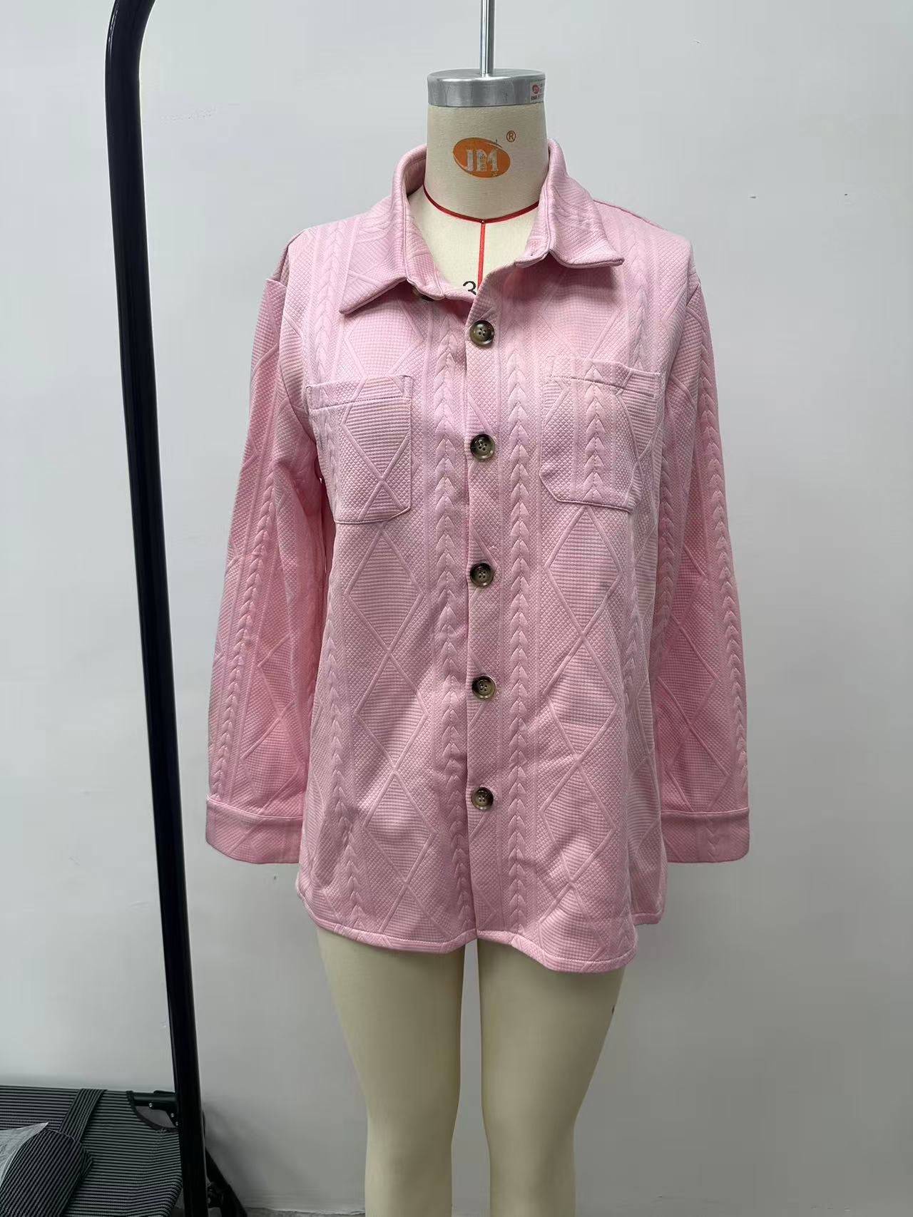 PREORDER: Skyla textured button down 11.17.25 osym