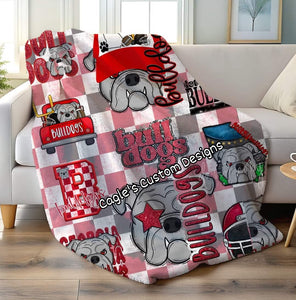 Custom Mascot Blankets