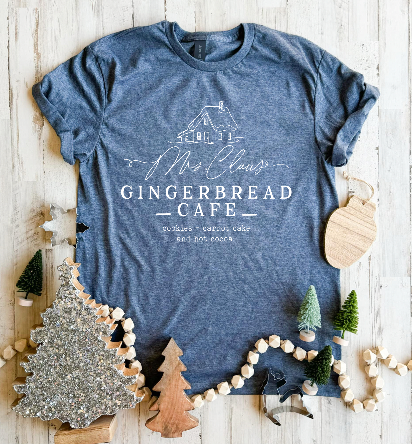 Mrs Claus Gingerbread Tee