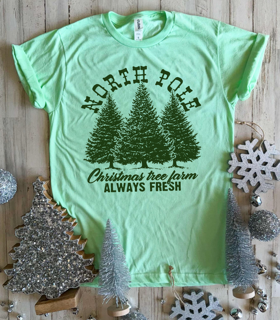 North Pole Christmas Tree Farm Tee