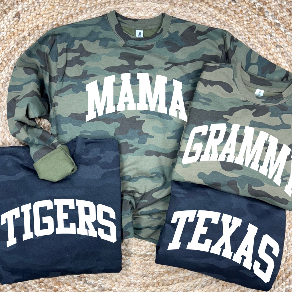 Camo Custom Sweatshirts