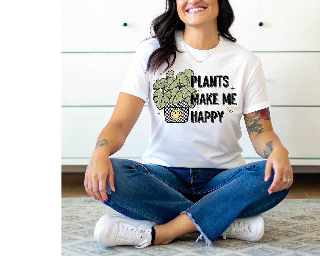 Plants Make Me Happy - Tee