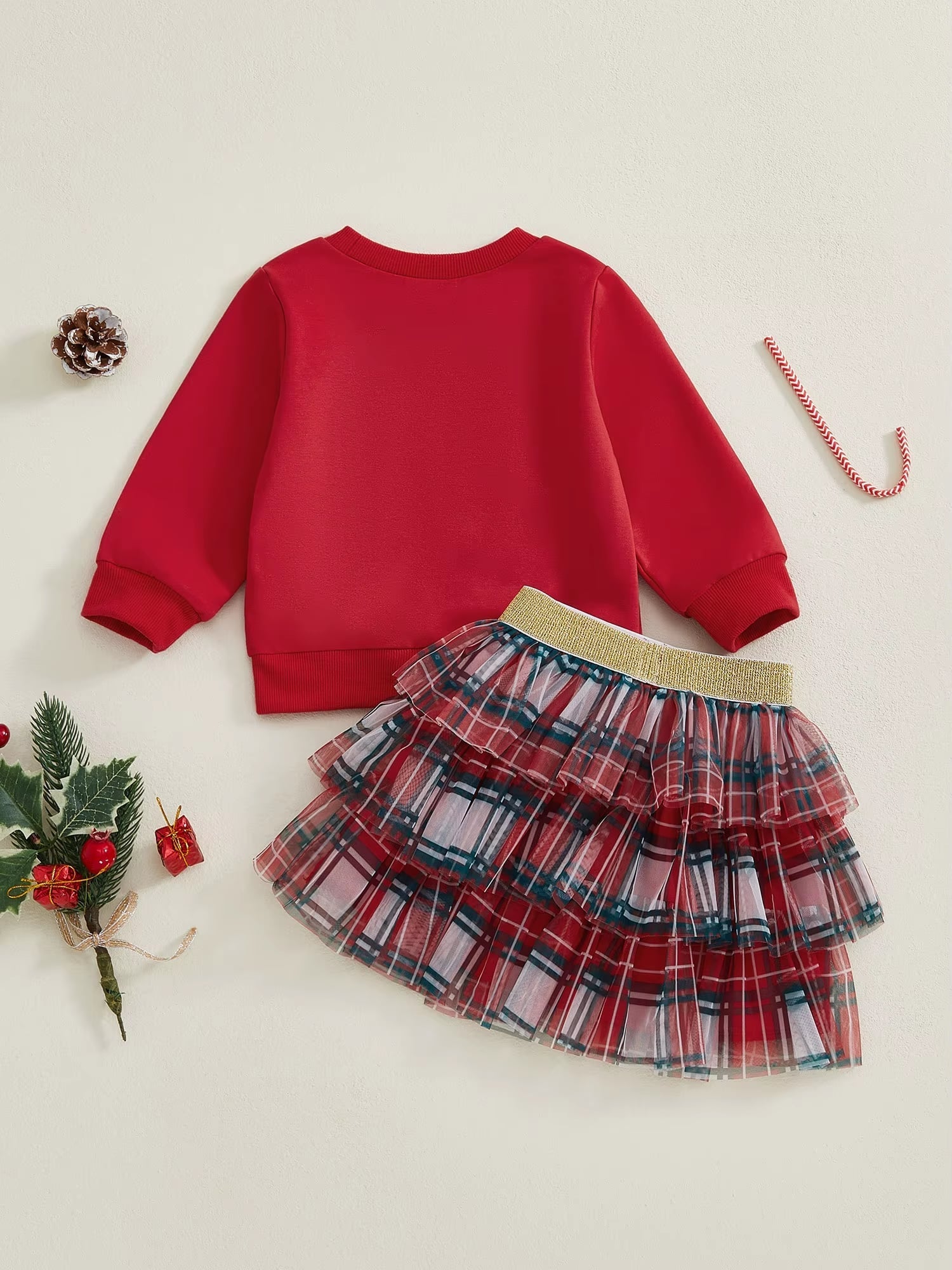PREORDER: Merry Plaid Tutu Set 11.10.25