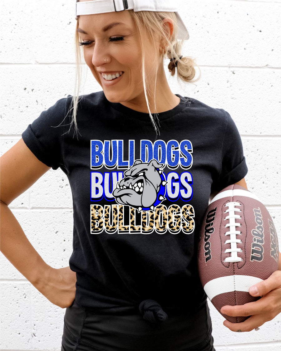 PREORDER BULLDOGS REPEATING MASCOT LOGO