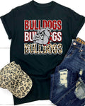 PREORDER BULLDOGS REPEATING MASCOT LOGO