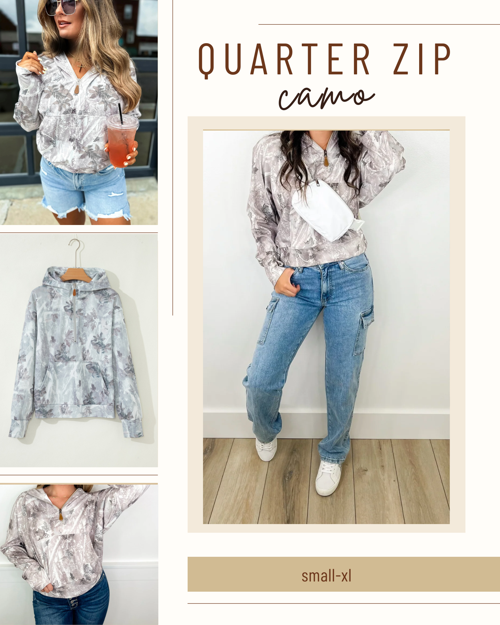 PREORDER: Quarter Zip Camo 12.15.25 osym