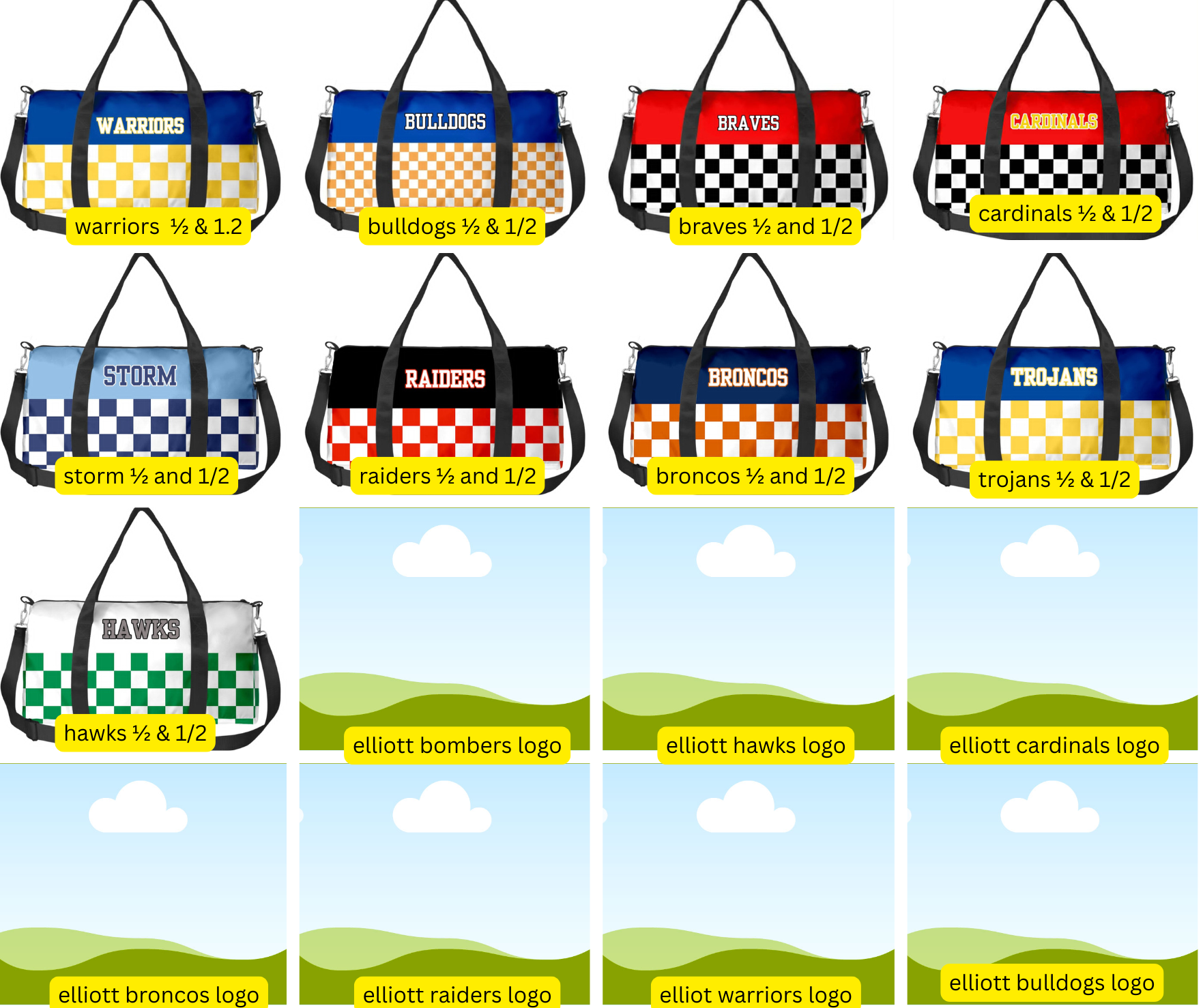 PREORDER: CUSTOM DUFFEL BAGS 11.24.25 OSYM