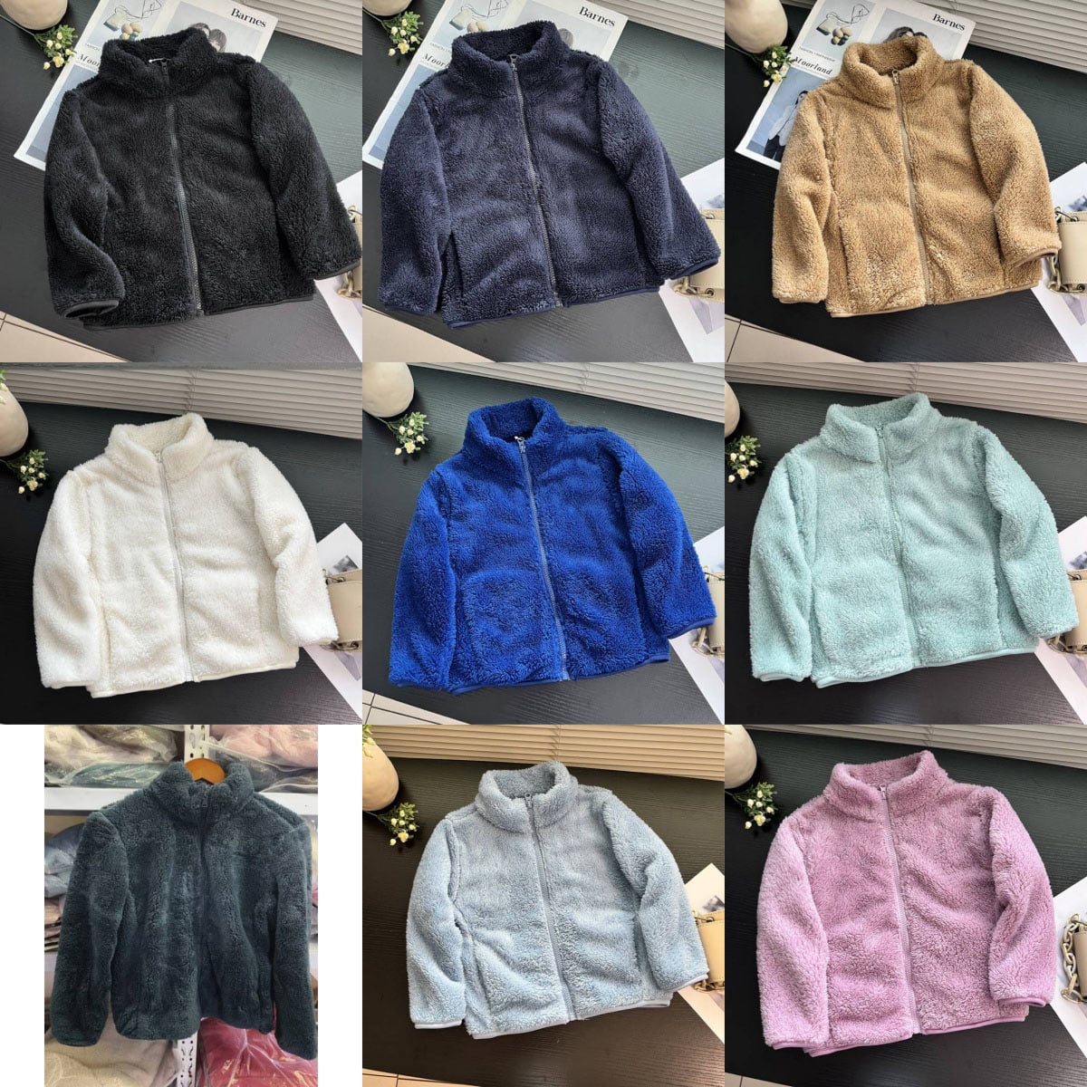 PREORDER: Kid Fuzzy zip up fleece 11.17.25 osym