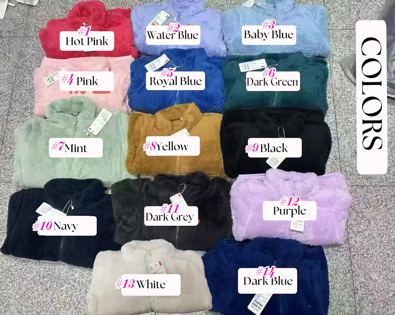 PREORDER: Kid Fuzzy zip up fleece 11.17.25 osym