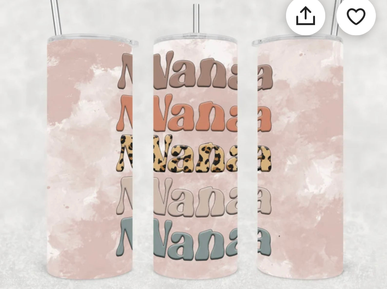 Nana Stacked - 20 oz Tumbler