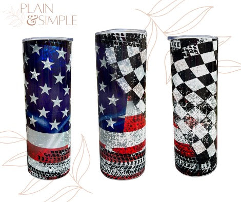 Racing Flag - 20 oz Tumbler