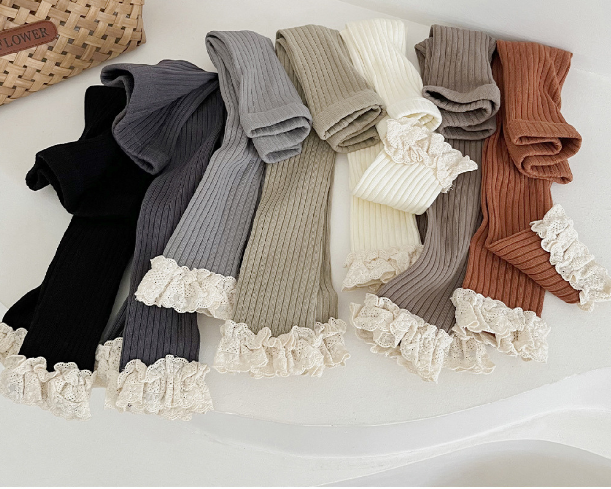 PREORDER: Rerun-Lace Bottom Tights 11.24.25 OSYM