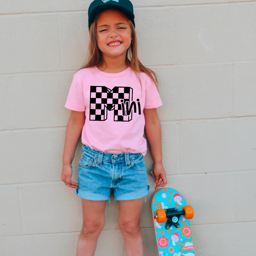 Mini - Black Checker