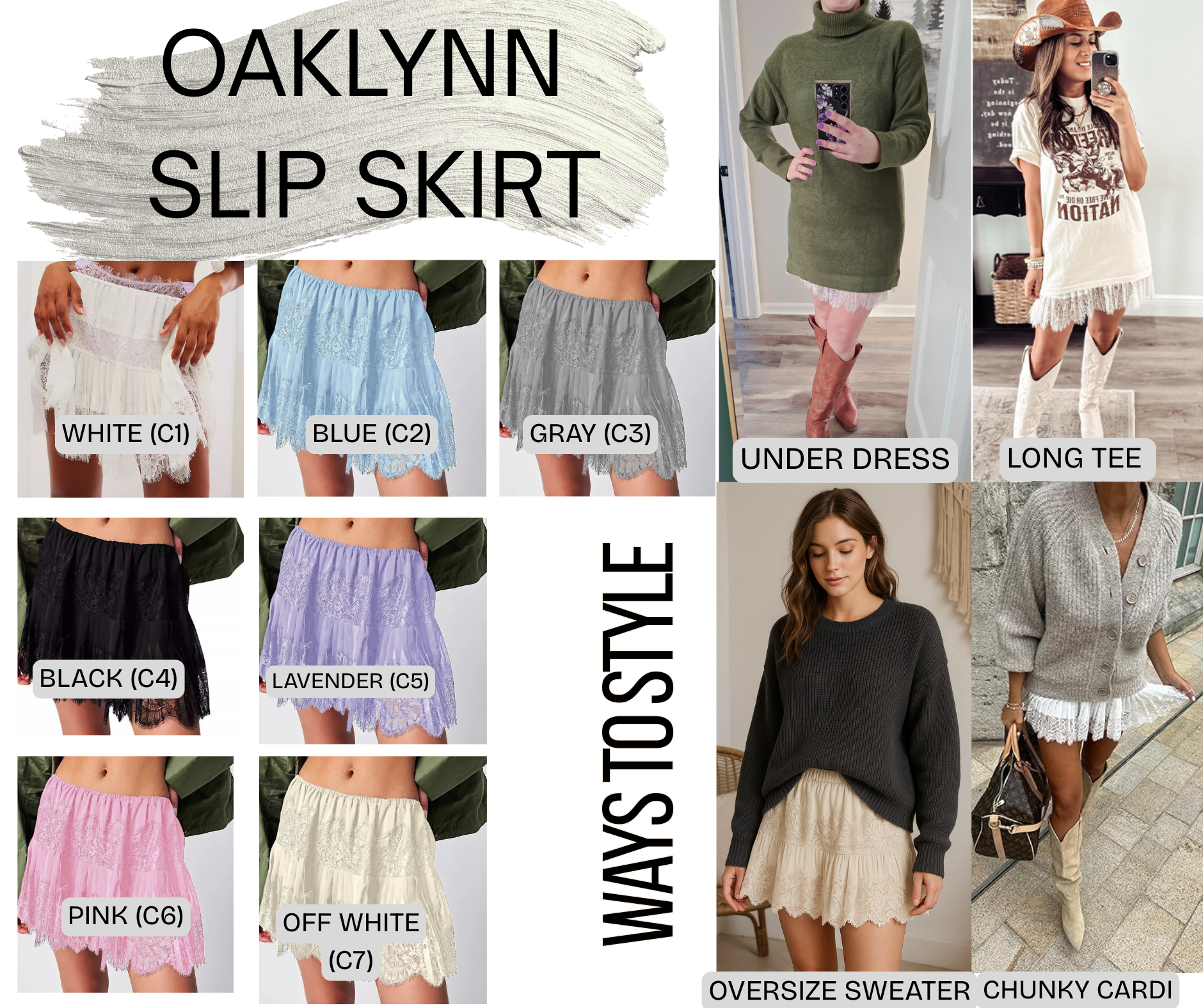 PREORDER: Oaklynn slip skirt 12.1.25 OSYM