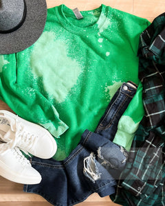 Bleached Green Sweatshirt