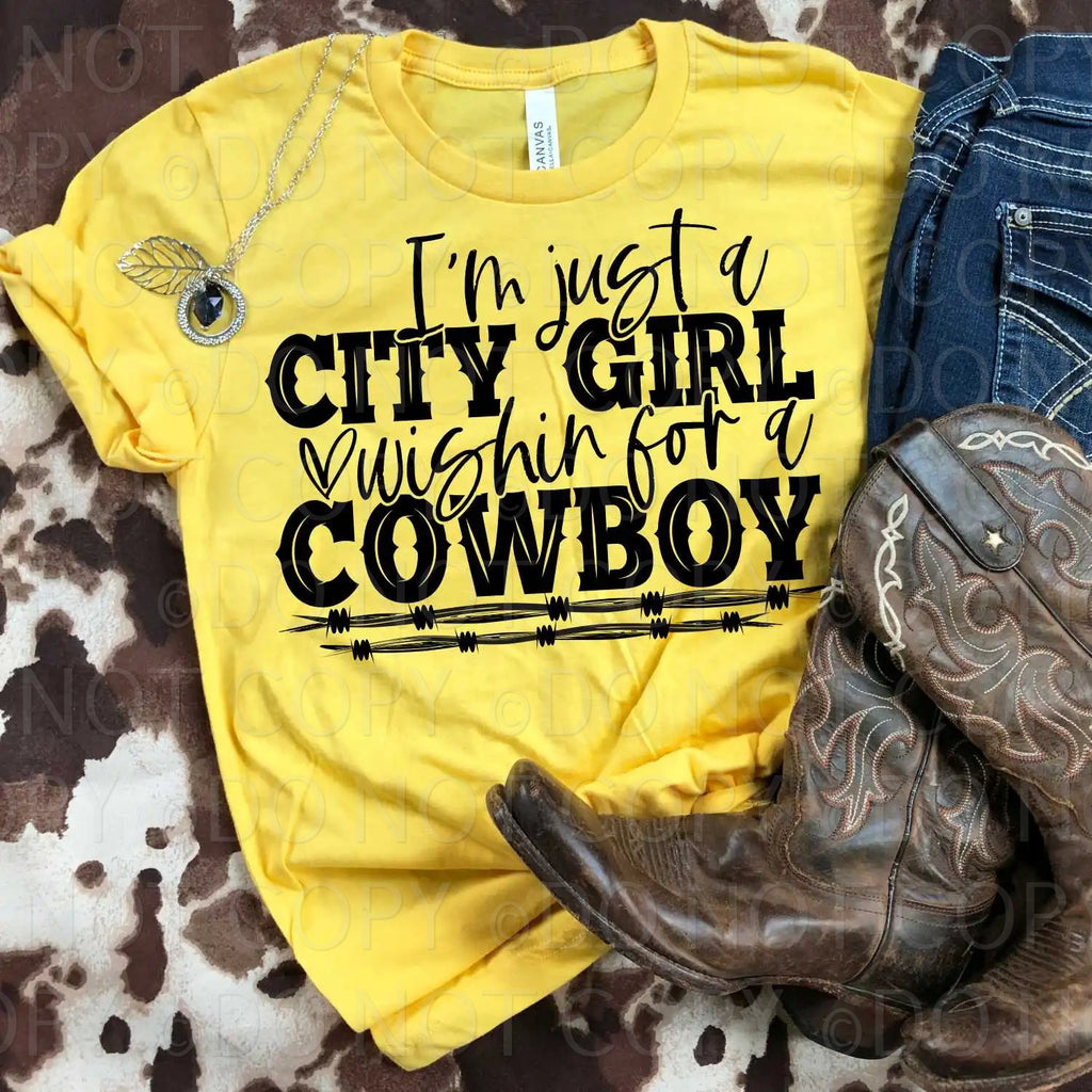 I'm Just A City Girl Wishing For A Cowboy