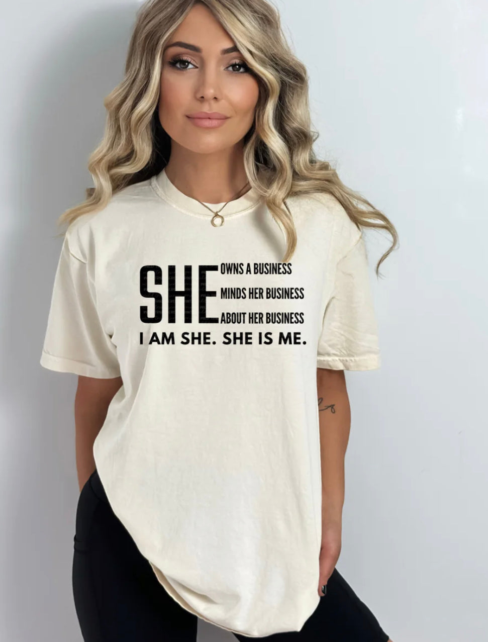 SHE - Soft Cream - Tee